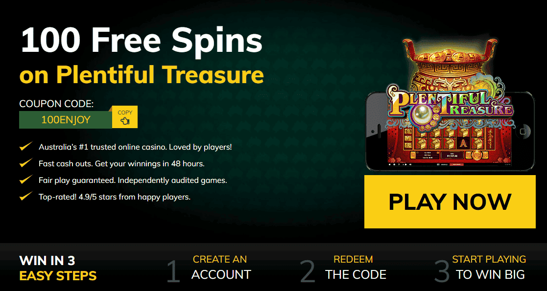 Fair Go Casino no deposit free spins promotion